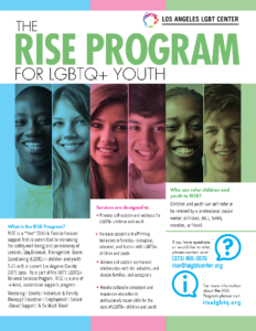 Flyer for Providers and Caregivers: The RISE Program